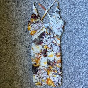 Bebe patterned minidress